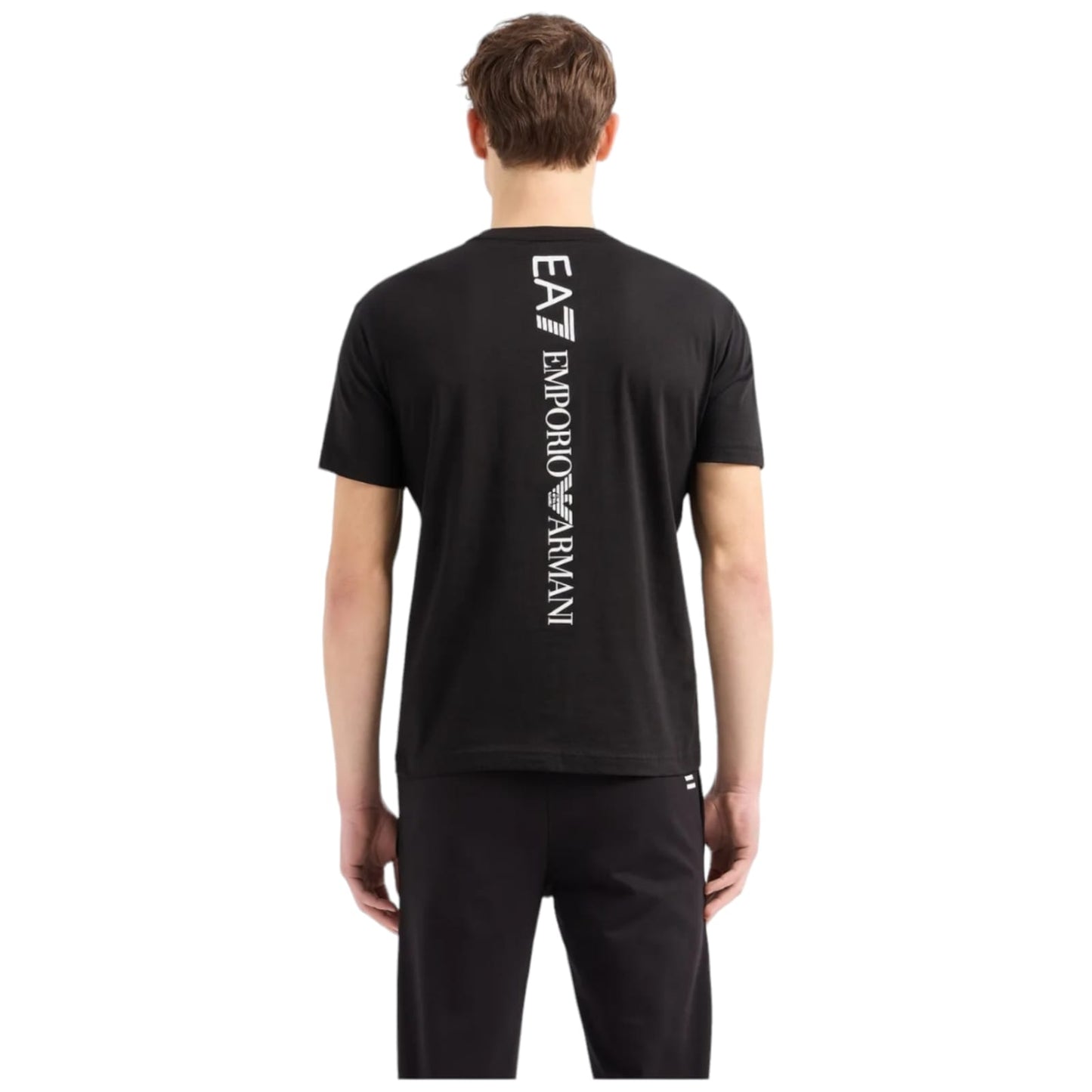 T-shirt EA7 girocollo Logo Series in cotone PT18
