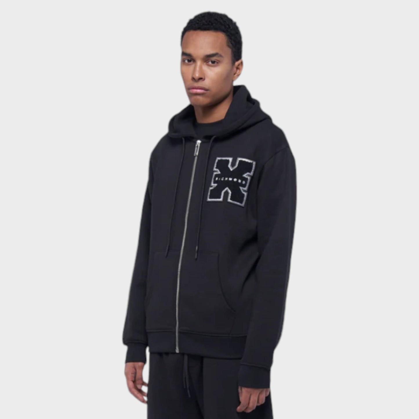 Felpa con Zip RICHMOND X TRISON UMA24036FEOF