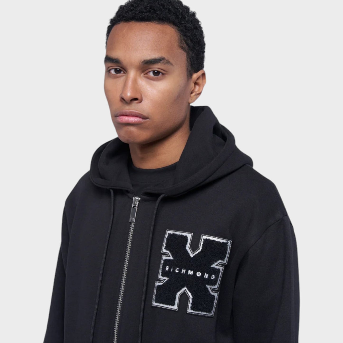 Felpa con Zip RICHMOND X TRISON UMA24036FEOF