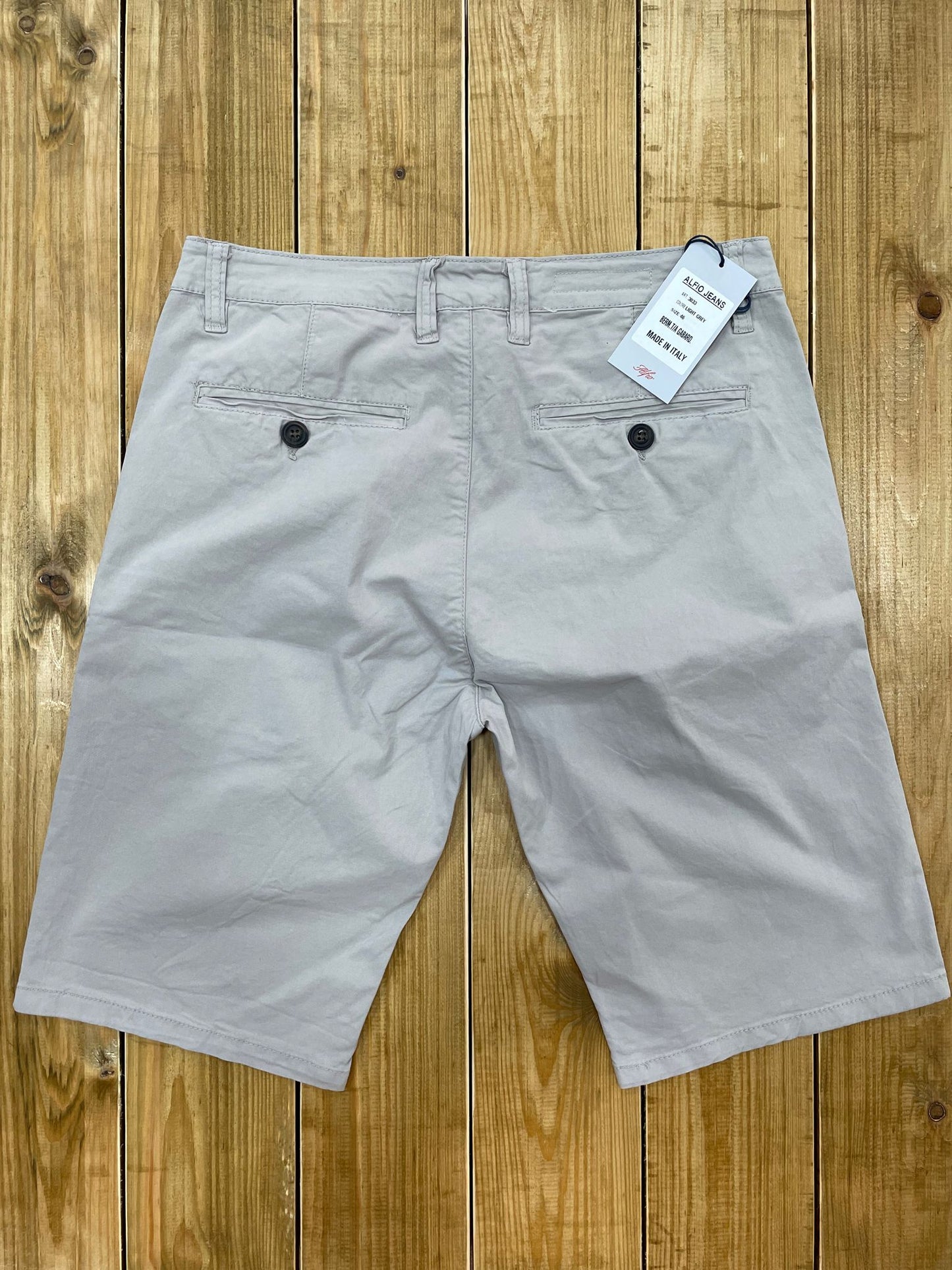 Bermuda Alfio Light Grey 3033