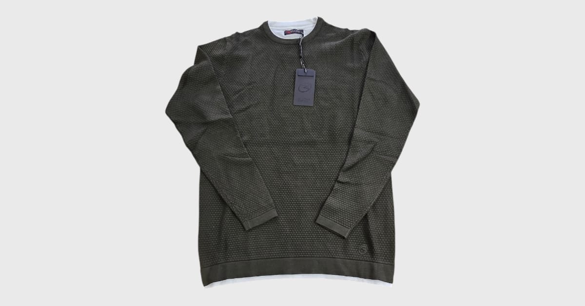 Pullover Buger Doppio collo 48005