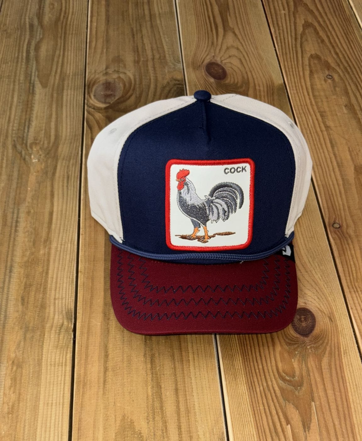 Cappellino Goorin Bros Cock blu-bianco