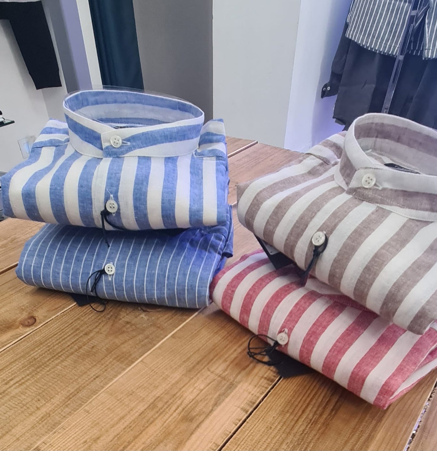Coreana 55% Lino 45% Cot. Peter & Sons Leeds Blu chiaro