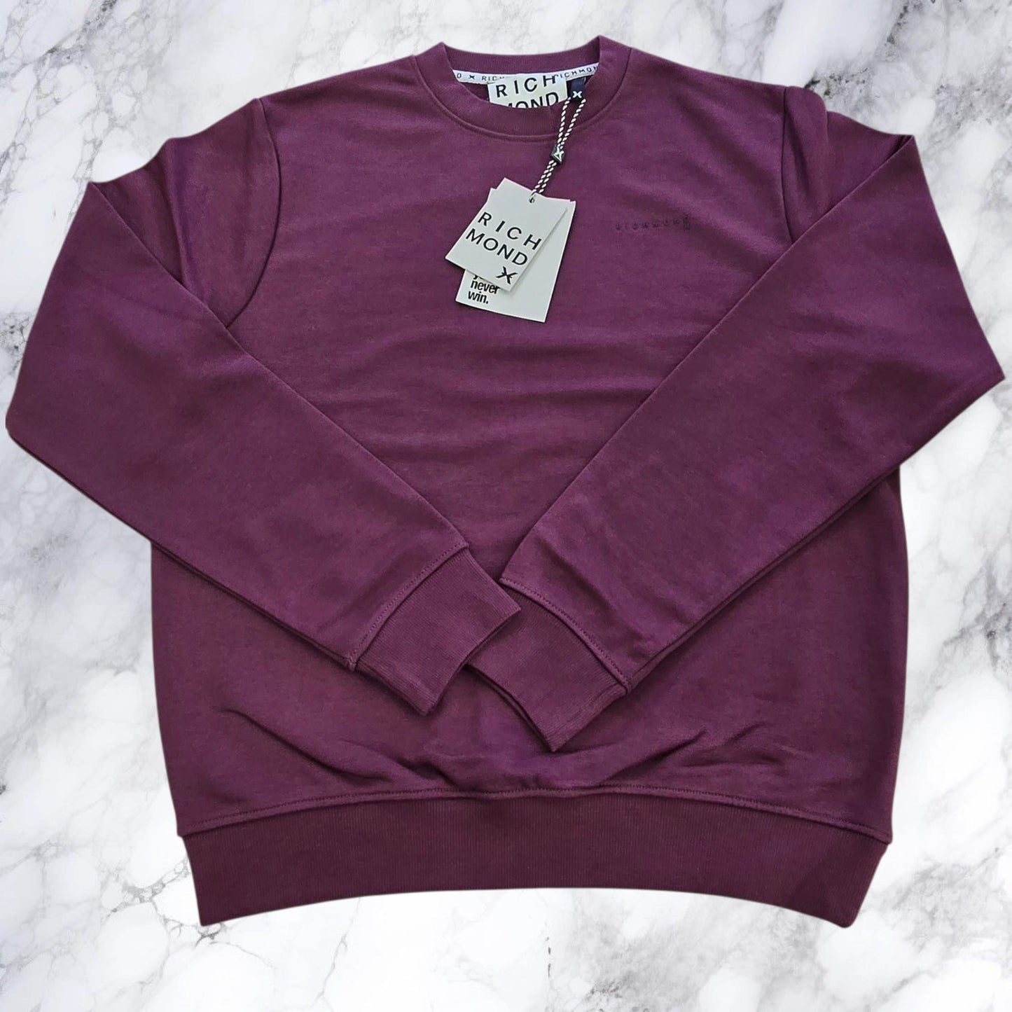 Felpa Richmond X girocollo in misto cotone UMA25009