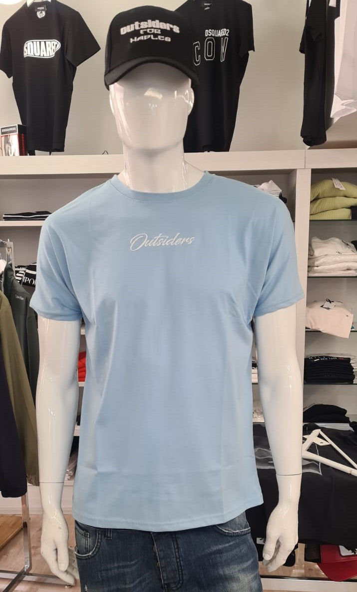 T-Shirt Outsiders NAPOLI-Giorno Celeste