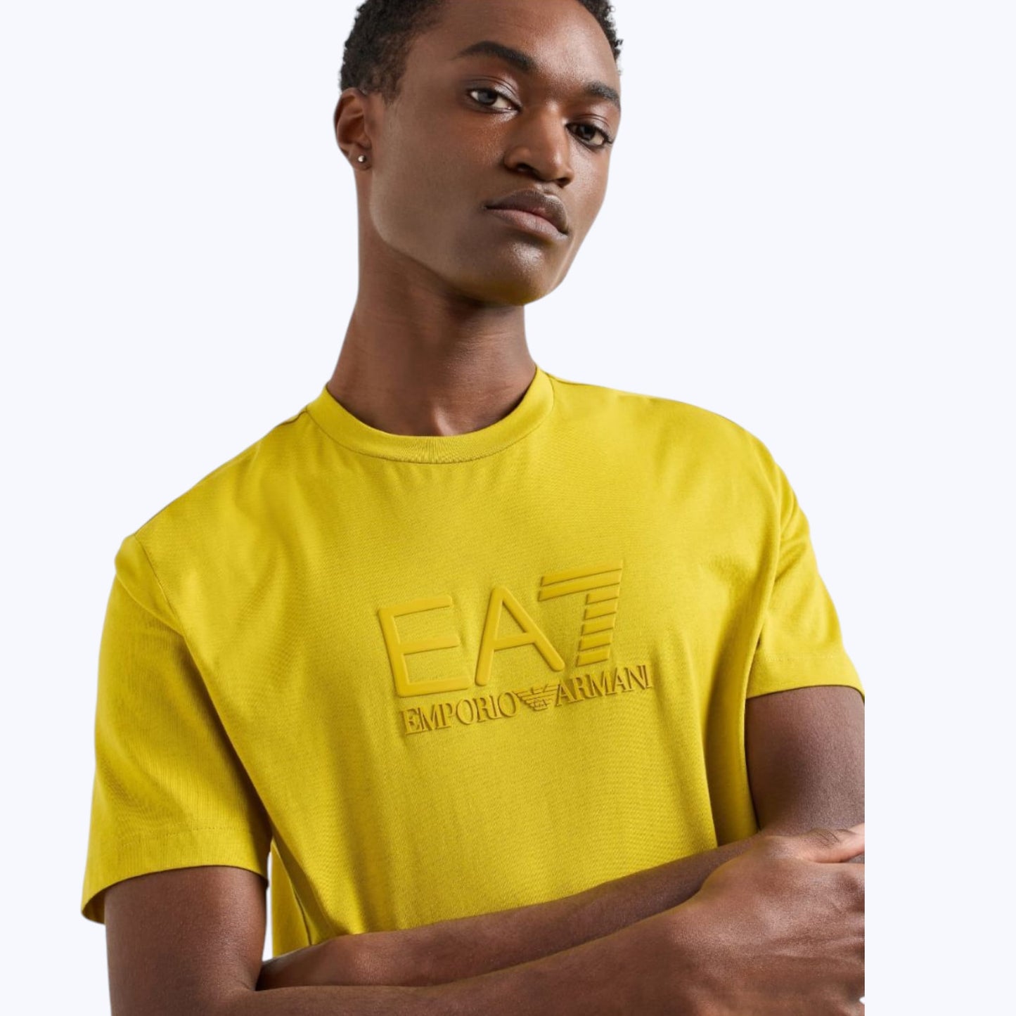 T-shirt EA7 girocollo Visibility in cotone AF10375