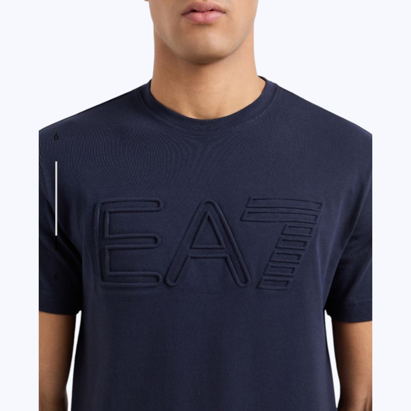 T-shirt EA7 Logo in jersey di cotone organico AF14772