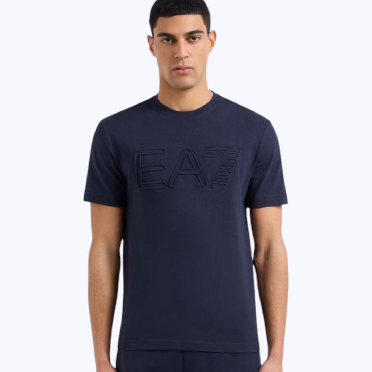 T-shirt EA7 Logo in jersey di cotone organico AF14772