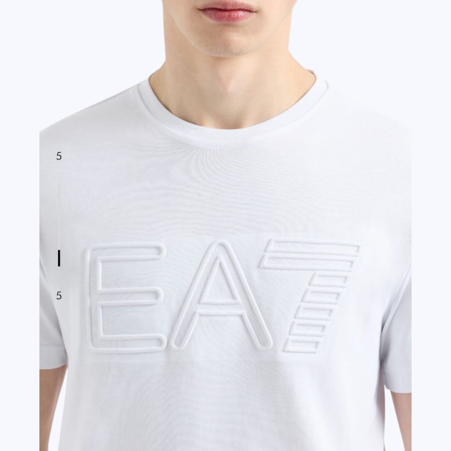 T-shirt EA7 Logo in jersey di cotone organico AF14772