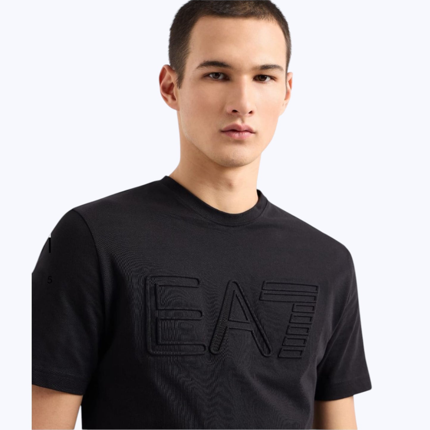 T-shirt EA7 Logo in jersey di cotone organico AF14772