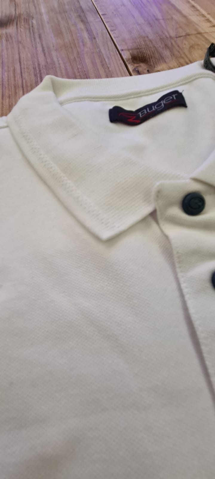 Polo Buger Bianca 46002