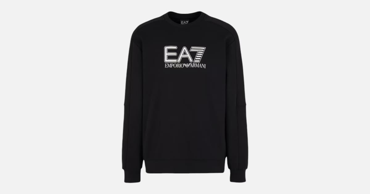 Felpa EA7 Girocollo Visibility 6DPM01