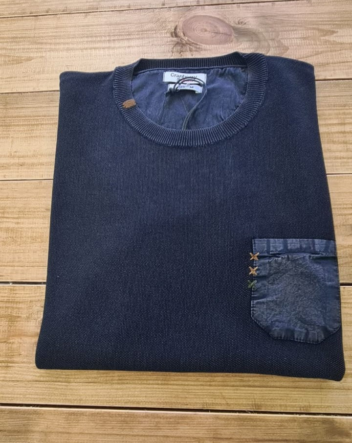 Maglia in Piquet Blu 430020