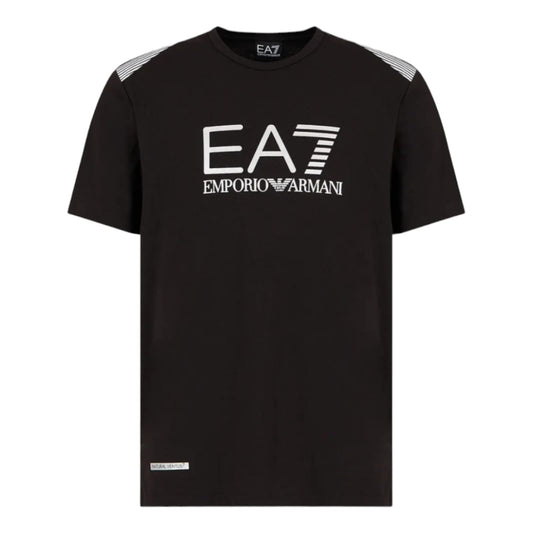 T-shirt EA7 girocollo a maniche corte 7 Lines in tessuto riciclato PT29