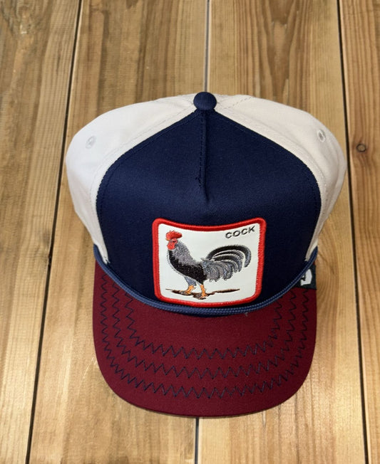 Cappellino Goorin Bros Cock blu-bianco