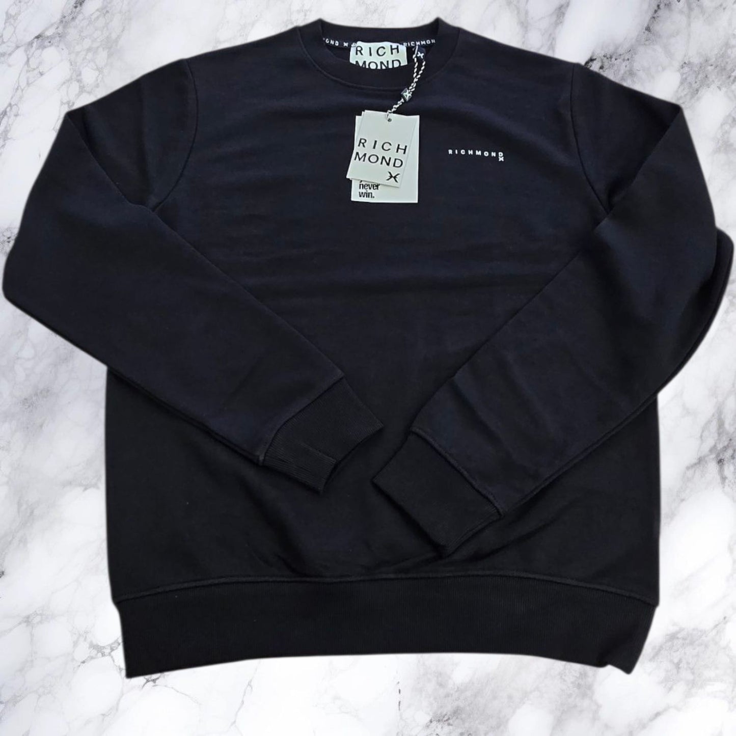 Felpa Richmond X girocollo in misto cotone UMA25009