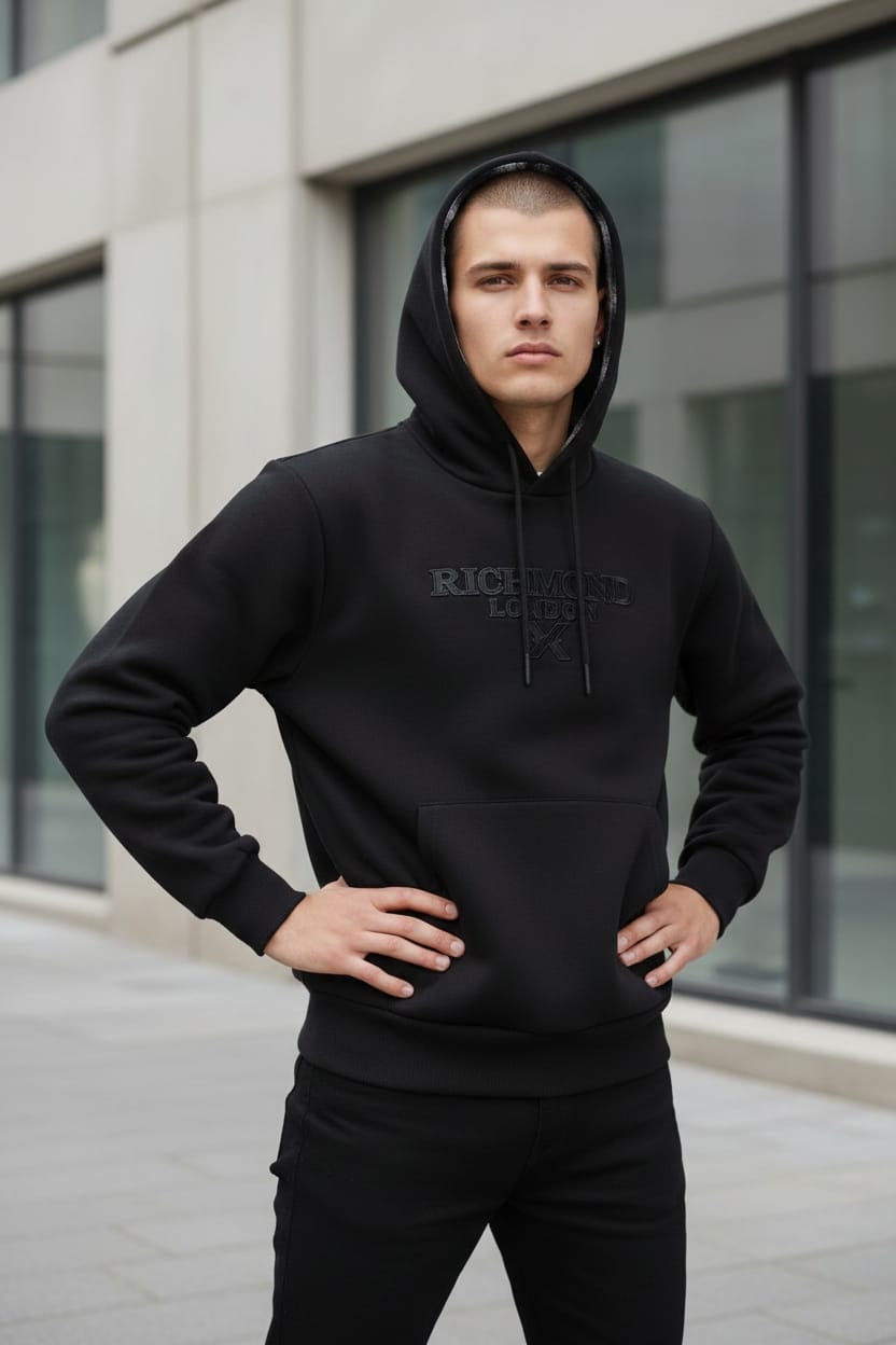 Felpa Richmond X con cappuccio UMA25066