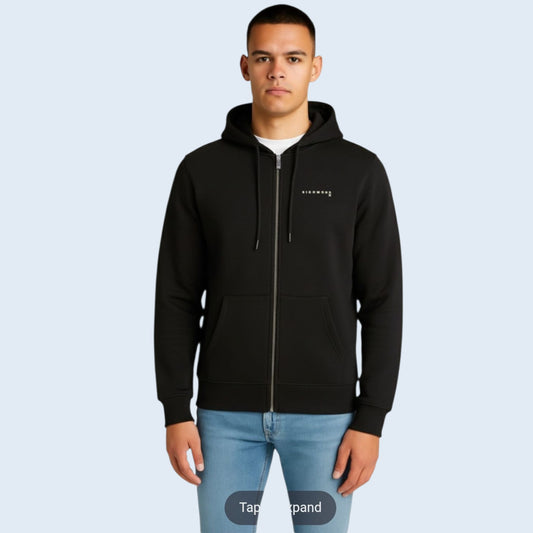 Felpa Richmond X con zip e cappuccio in morbido cotone UMA25008