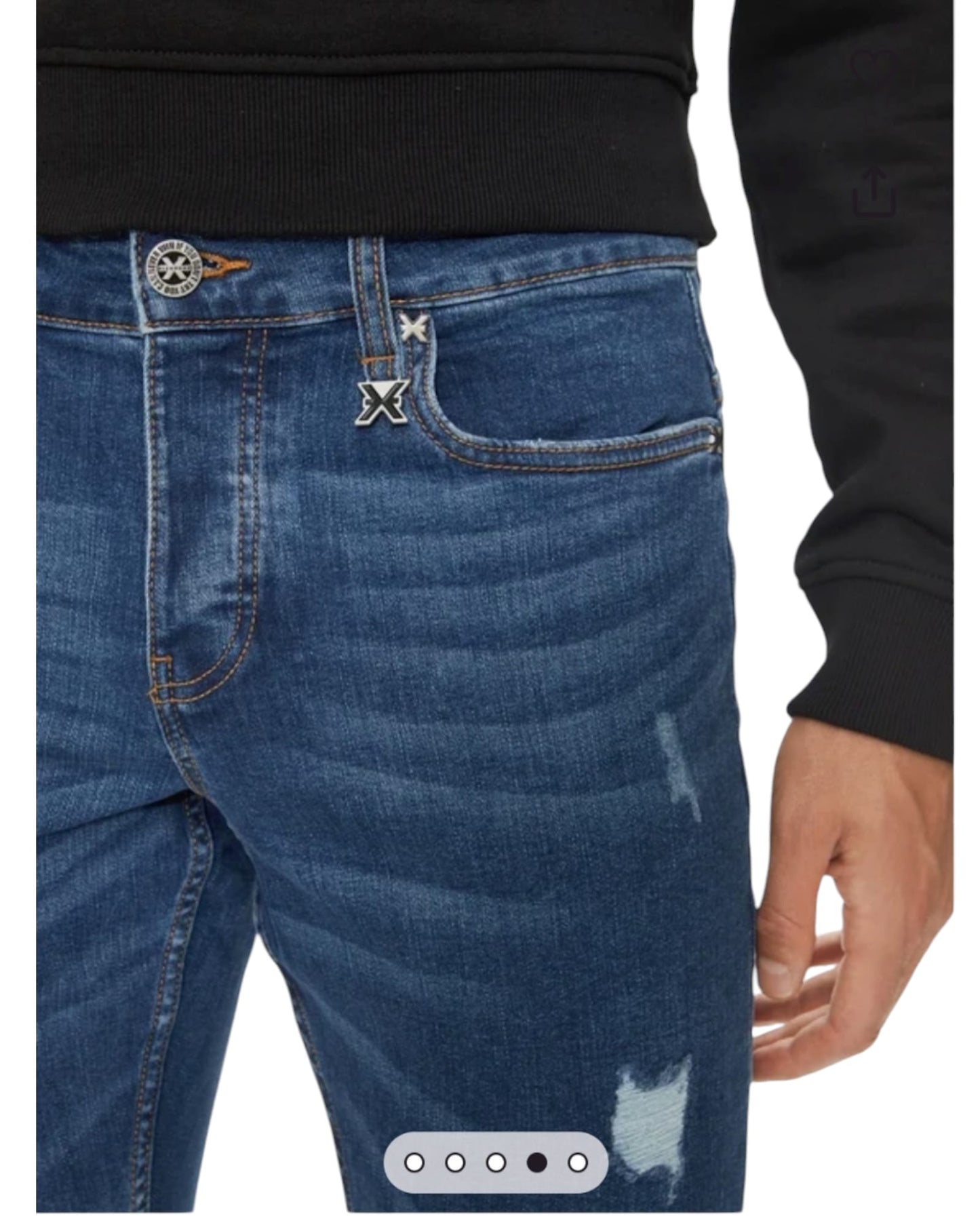 Jeans RICHMOND X TROSTI UMA24086JEEXG