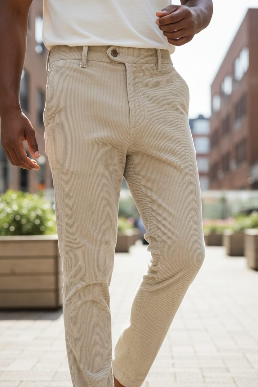 Pantalone in Velluto mille righe Revision Marsiglia V4