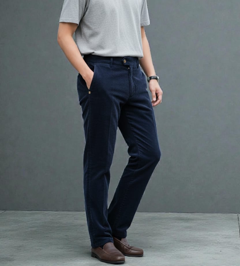 Pantalone in Velluto mille righe Revision Marsiglia V4