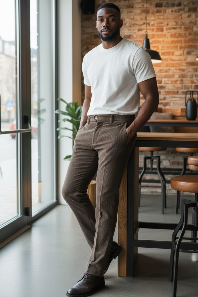 Pantalone in Velluto mille righe Revision Marsiglia V4