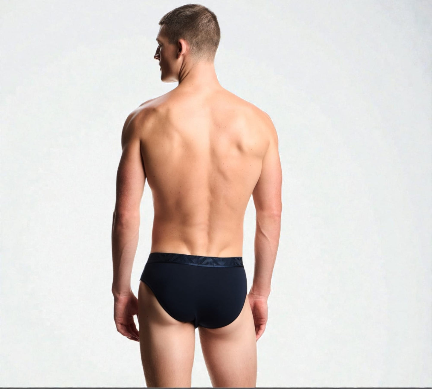 Slip Emporio Armani in jersey organico Shiny logoband ASV EM000258-AF10780MB254