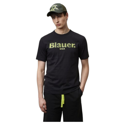 T-Shirt Blauer Logo Sfumato 2144